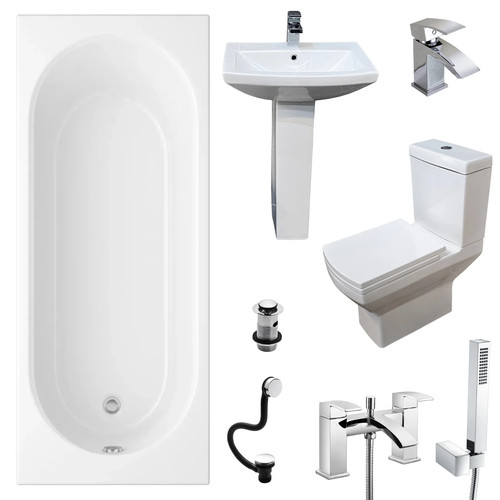 Complete bathroom suite porto - bathroom,
