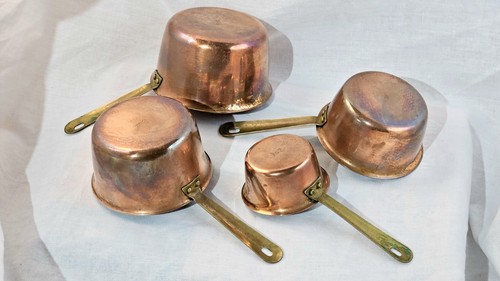 Vintage copper and brass - and,