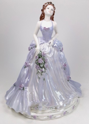 Coalport figurine lilac - coalport,