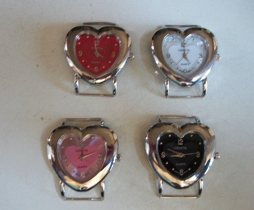 Set silver finish - finish, heart