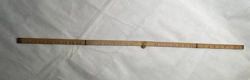 Vintage four fold ruler - vintage,