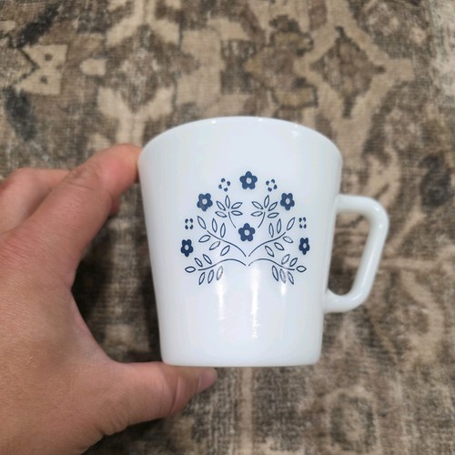 Pyrex coffee cup mug - coffee, milk