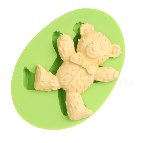 Teddy bear mould - bear, silicone
