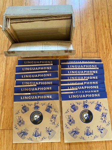 Vintage linguaphone french - vintage,