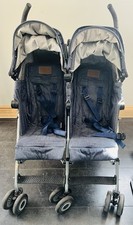 Maclaren Double Buggy In Denim