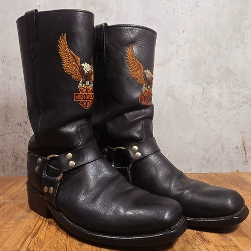 Harley davidson black leather - harley,
