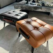 Luxury PU Leather Footstool