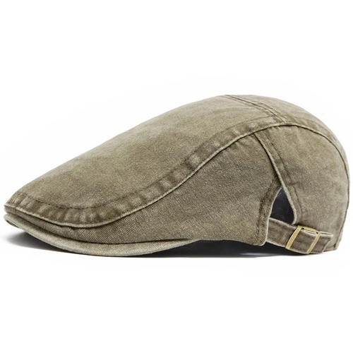 Men flat cap washed - cap,