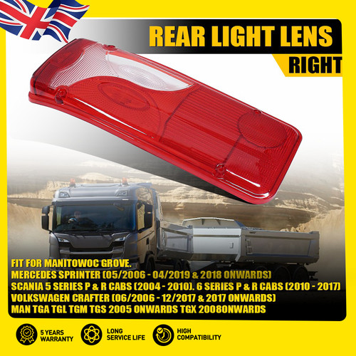 1784670 rear light lens - rear,
