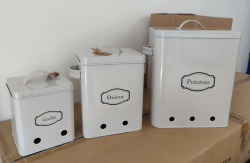 Kitchen storage tins - kitchen,