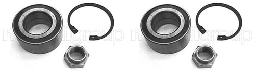Front wheel bearing - front,