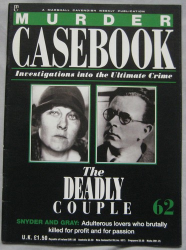 Murder casebook magazine issue - murder,