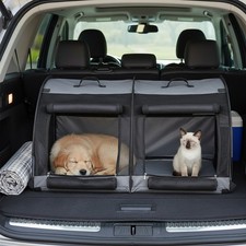 Dual Cage Pet Carrier Folding
