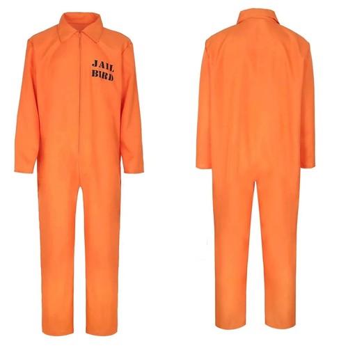 Mens prisoner costume - prisoner, orange
