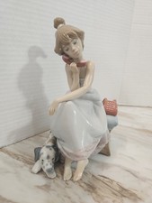 Lladro Chit Chat Figurine Girl