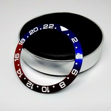 38MM SLOPED ALUMINIUM PEPSI BEZEL INSERT FOR SEIKO SKX007 MINOR DEFECT