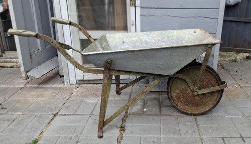 1950s old wheelbarrow - 1950s,