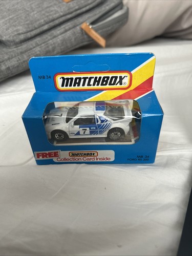 Matchbox ford rs200 white and - white,
