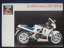 Kawasaki GPZ 600 R, brochure