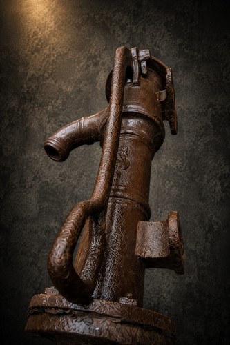 Rare victorian cast iron water - victorian,