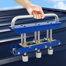 3-Station Edge Roller Bender Edition Sheet Metal Bending Tool with Tin Snips