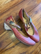 Pikolinos Red Leather Shoes