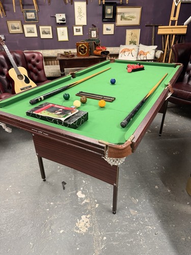 Vintage foot snooker - vintage, table