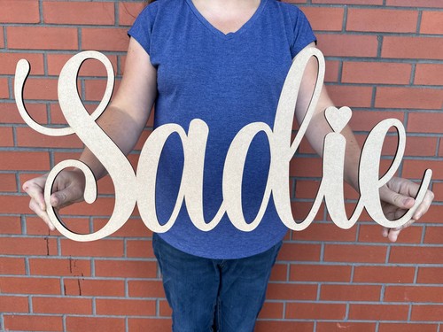 Personalised wooden name large - wooden,