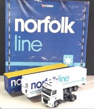 Corgi 1/50 Scale CC99129 - DAF XF Super Space Cab Curtainside & Fridge