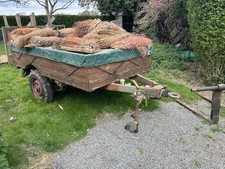 Solid Ex Military Trailer Car Steam Engine Land Rover Heavy Duty 