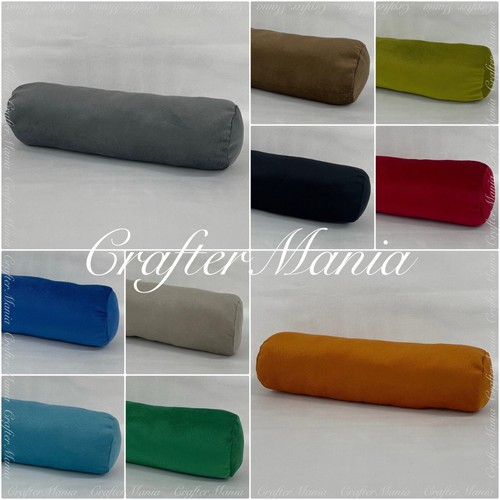 Soft peacock velvet bolster - peacock,