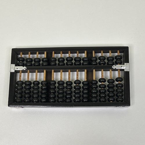 Vintage wood abacus - abacus, rods