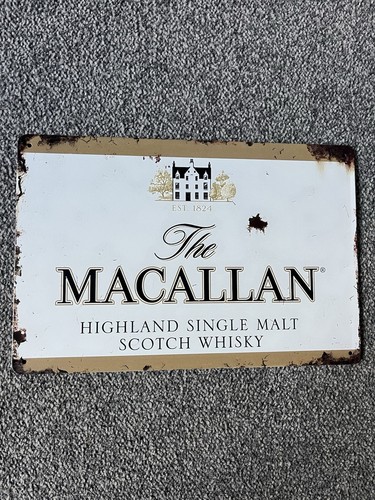 The macallan whisky bar sign - the,