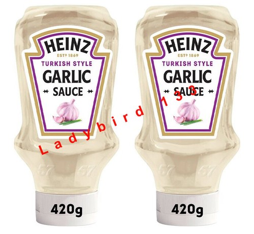 Heinz garlic sauce - sauce, x2