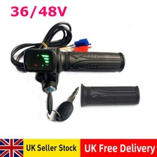 36/48V Electric Twist Thumb Throttle Speed Control For E-bike Bicycle Scooter UK