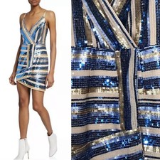 Ryse The Label | Stephanie | Sequin NYE Cocktail Party Dress ~ Faux Wrap ~ Sz XS