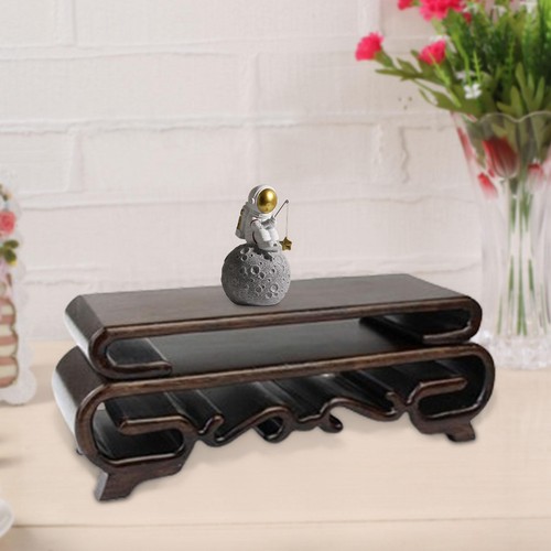 Wooden stone display - display, stand