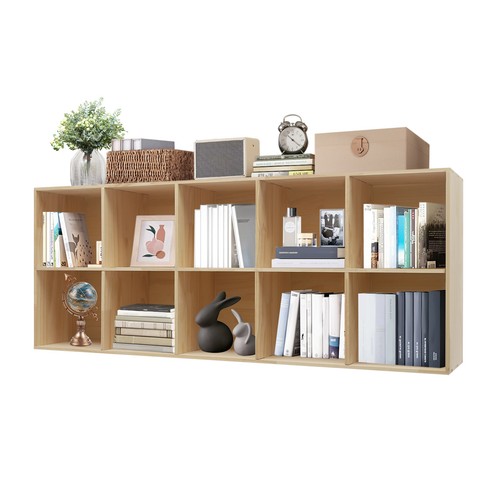 Solid wood cube bookcase - wood,