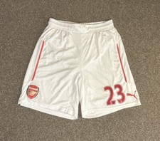 Danny Welbeck Matchworn/Issued Arsenal FC 2014/15 Home Kit Shorts, Medium, VGC