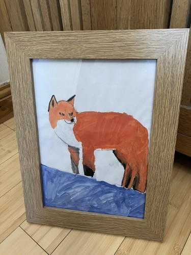 Original fox watercolour - original,