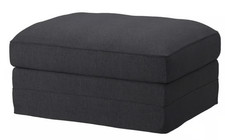 IKEA GRONLID Cover Only For Footstool With Storage, Sporda Dark Grey GRÖNLID NEW
