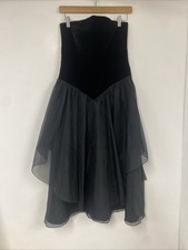 Vintage Vera Mont black velvet