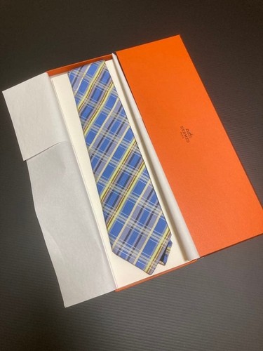 Hermes neck tie - tie, blue