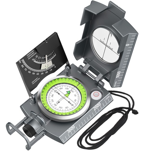 Proster military compass metal - military,