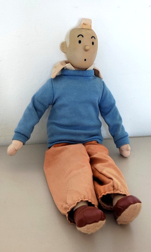 Gund tintin doll 40cm hard - doll,