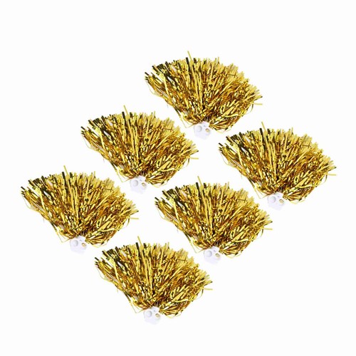 Gold cheer pom poms - gold,