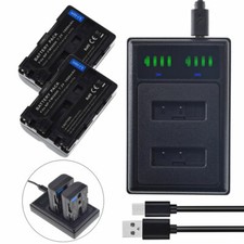 2X NP-FM500H Battery & Charger