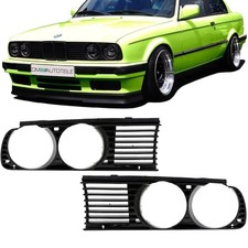 Bumper Front Spoiler Lip Splitter Black to Modify IS on BMW E30 82-94 all Models