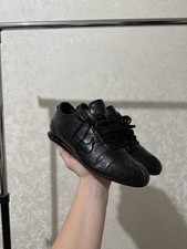 NIKE SHOX RIVALRY LEATHER SNEAKERS BLACK MEN’S VINTAGE Y2K DRILL SHOES RARE 42.5