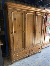Vintage Pine Wardrobe